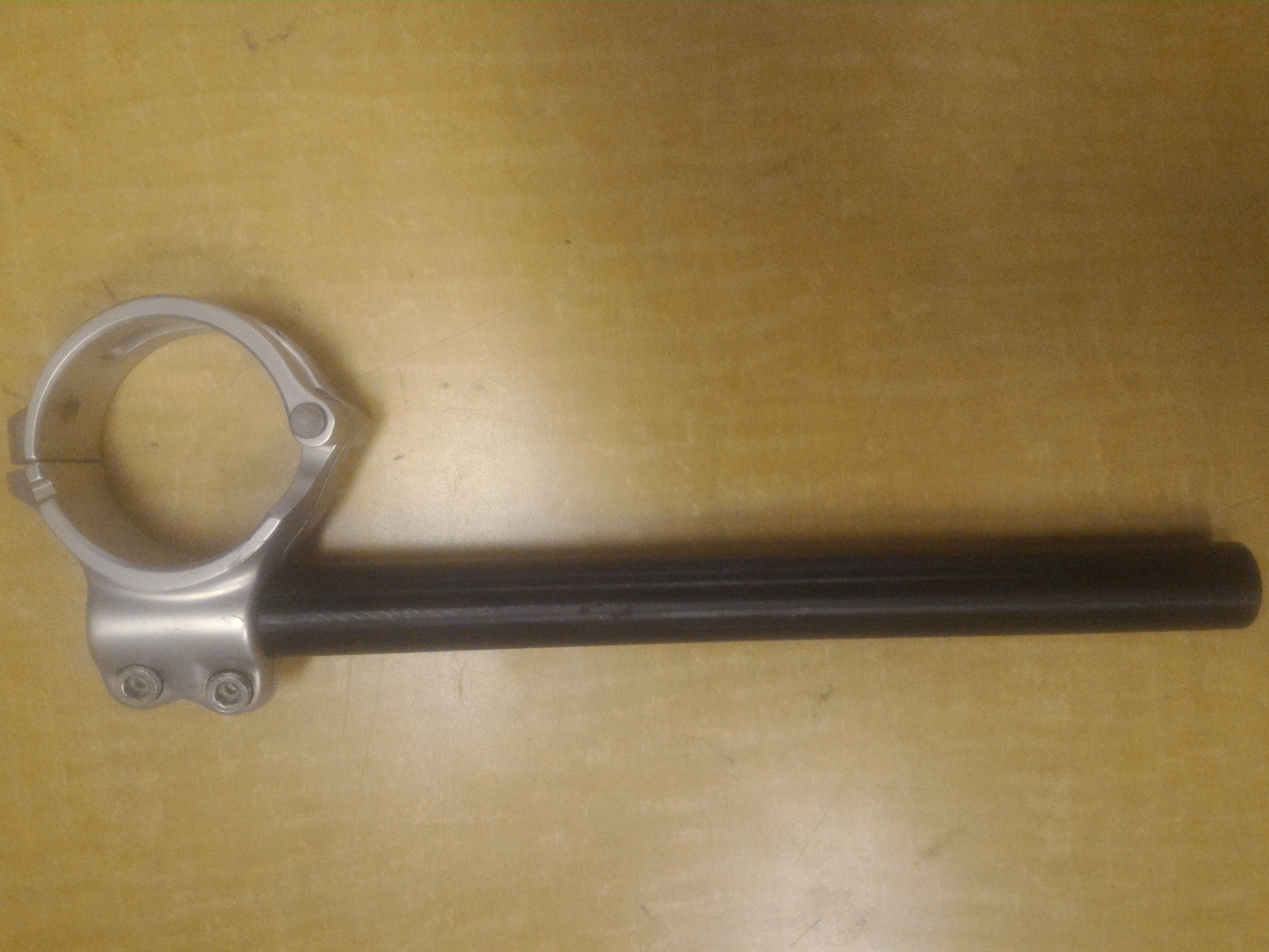 Used - 57mm Clip On for Ducati Panigale (Left Side) Used - 57mm Clip On for Ducati Panigale (Left Side)